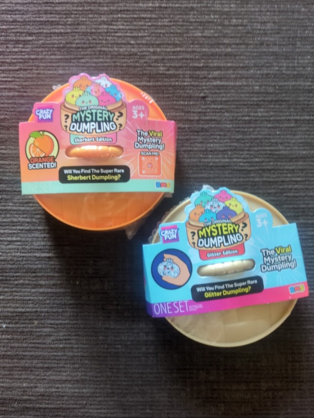 Five Below Mystery Dumplings Bundle  - Sherbert & Gold Glitter Edition